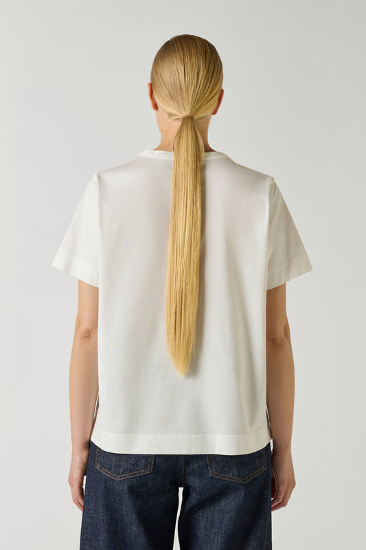 Tee-Shirt Basic - Blanc - Coton - Femme