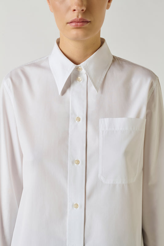 Chemise Saphir - Blanc - Coton - Femme