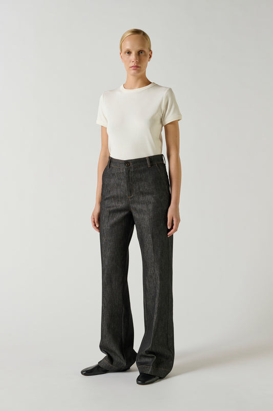 Jean California - Denim Brut Noir - Femme