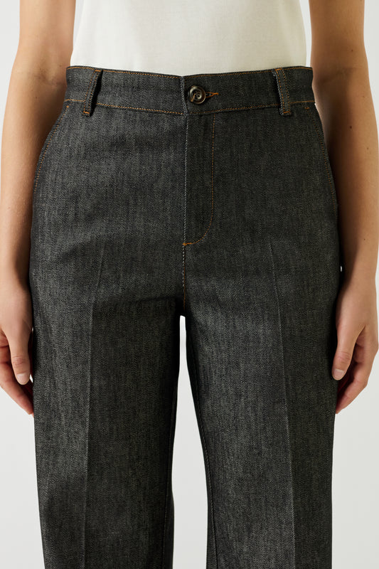 Jean California - Denim Brut Noir - Femme