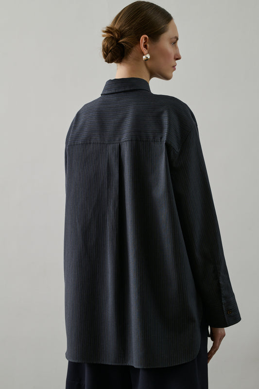 Chemise Filipa - Gris/Bleu - Femme