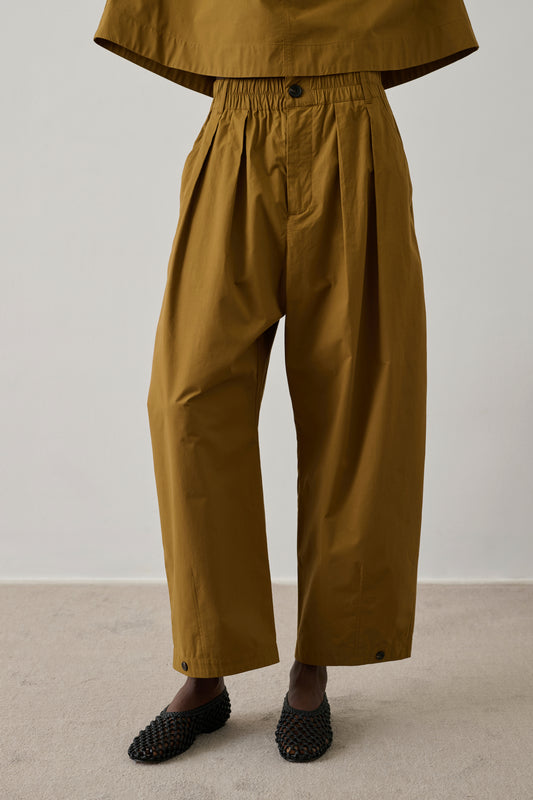 Pantalon Vernon - Caramel - Coton - Femme