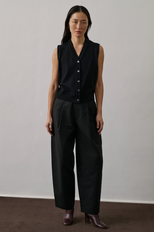 Cardigan Chiara - Noir - Laine - Femme