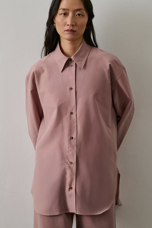 Camisa Grenade - Palo de rosa - Algodón - Mujer