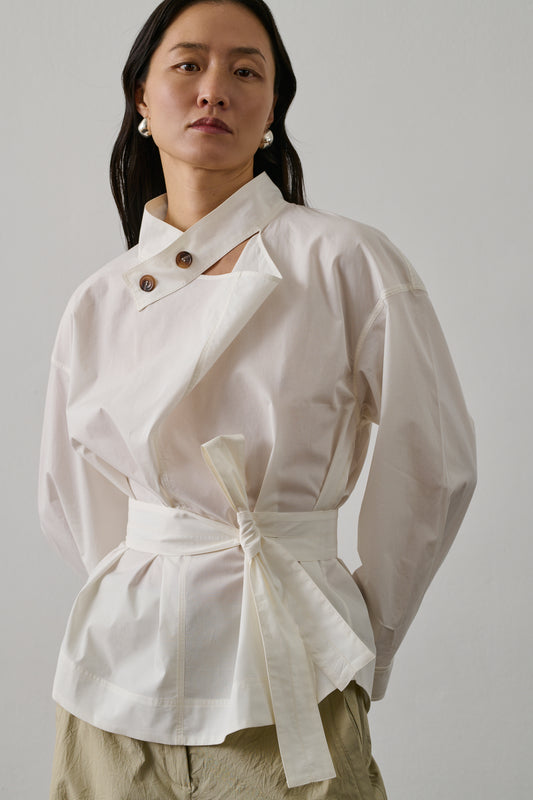 Blouse Felicite - Blanc Cassé - Coton - Femme