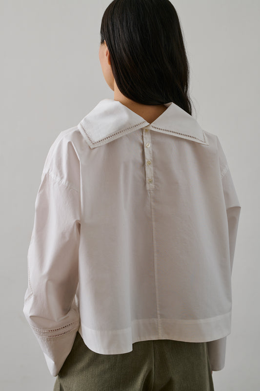 Chemise Guillemette - Blanc - Coton - Femme