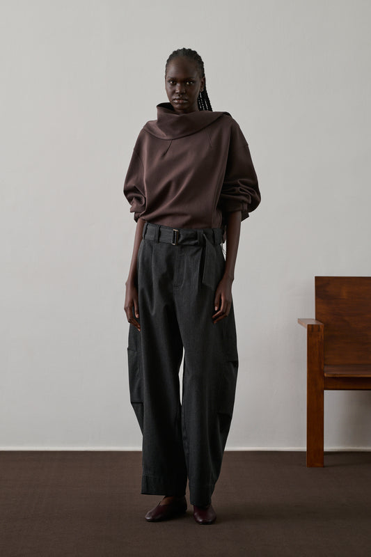 Pantalon Gao - Gris Chiné - Femme