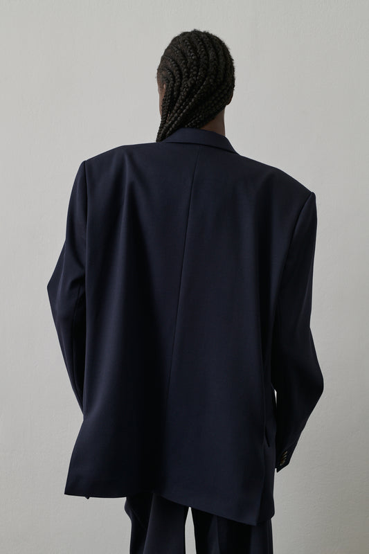 Chaqueta Giani - Azul Noche - Lana - Mujer