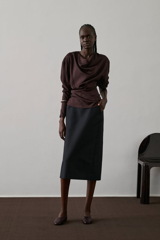 Blouse Fresia - Prune - Femme