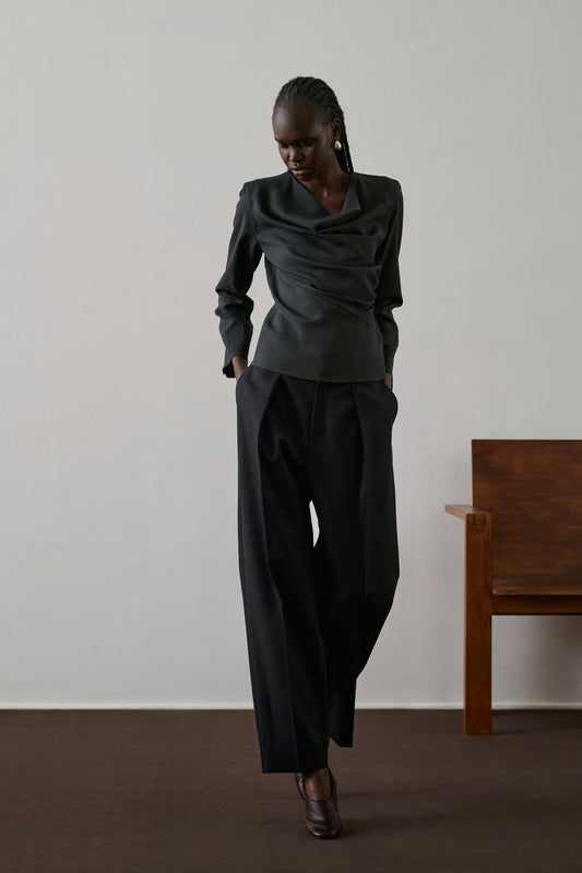 Blusa Fidele - Gris Antracita - Mujer