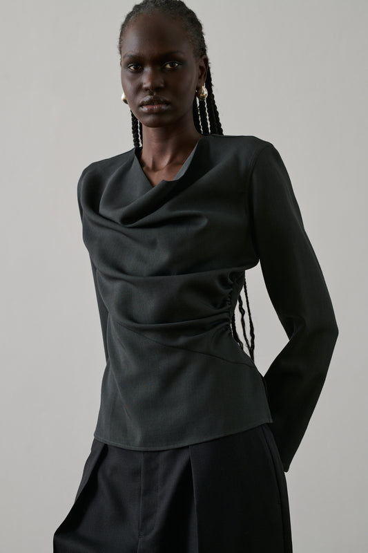 Blusa Fidele - Gris Antracita - Mujer