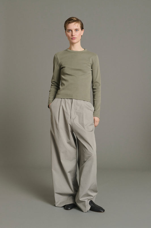 TEE-SHIRT FLAVIE VERT DE GRIS