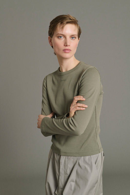 TEE-SHIRT FLAVIE VERT DE GRIS