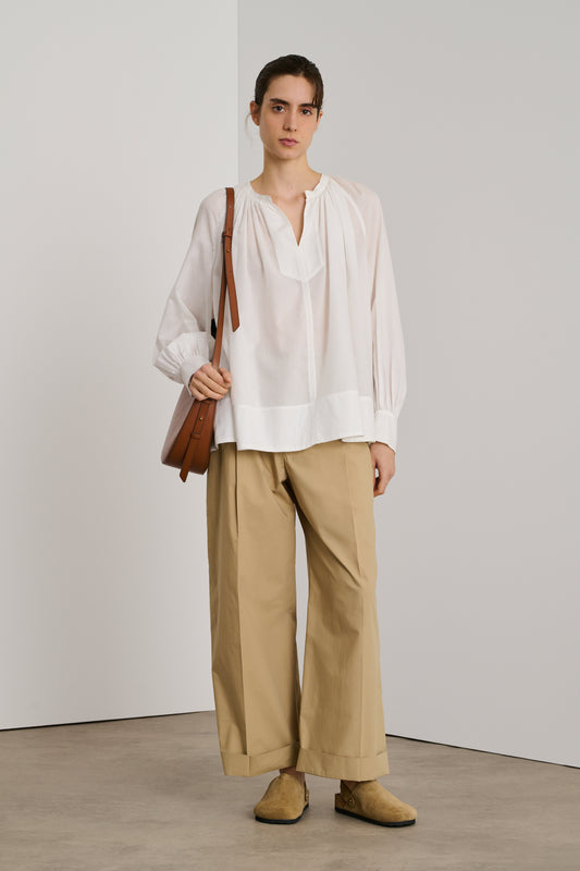 Blouse Sierra - Ecru - Coton - Femme