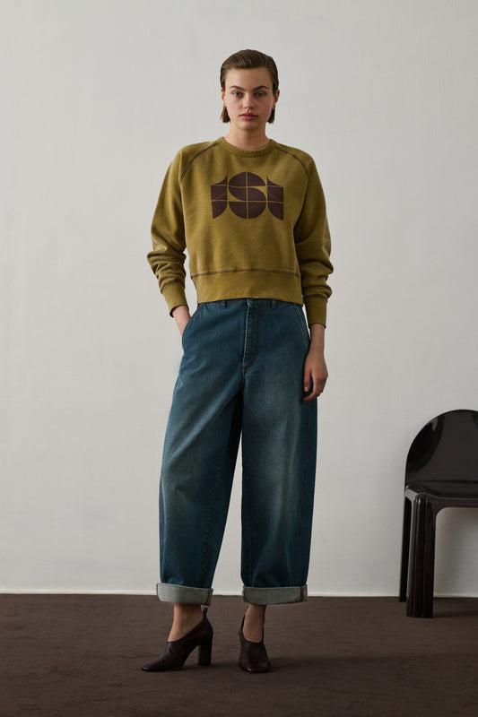 Jeans Gabin - Blue/Green - Women