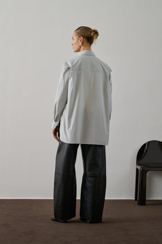 Pantalón Fares - Negro - Cuero - Mujer