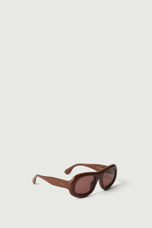 Lunettes de soleil Lee - Marron - Femme