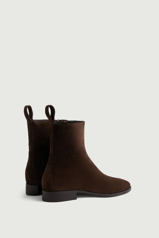 Bottines West - Marron - Cuir - Femme