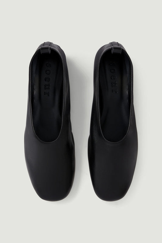 Ballerines Bala - Noir - Cuir - Femme