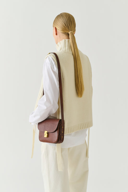 Sac Bellissima Mini - Cognac - Cuir - Femme