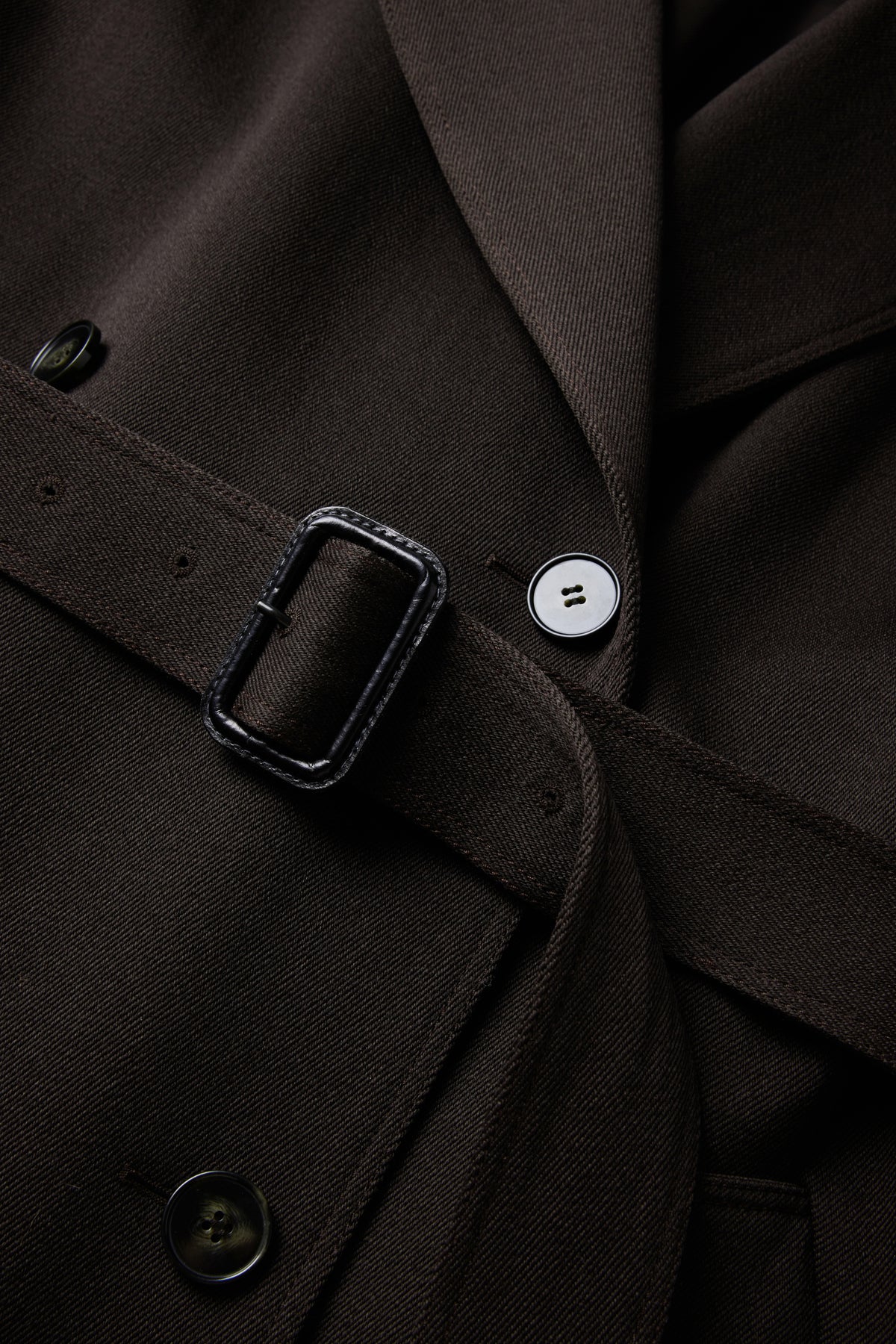 Manteau Lazare - Ébène - Laine - Femme