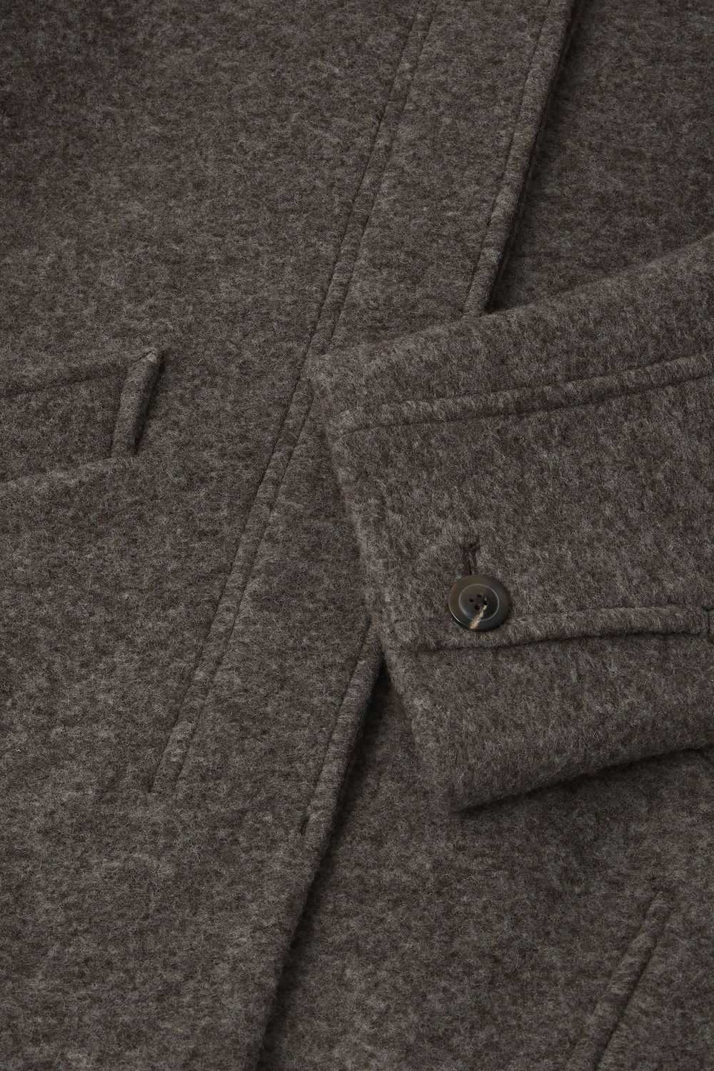 Manteau Balard - Gris Marron - Laine - Femme