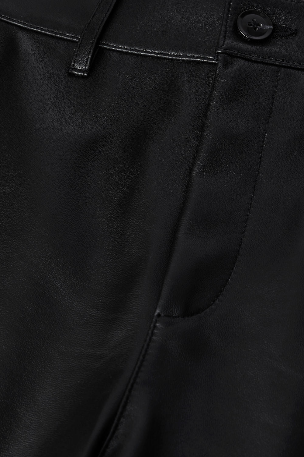 Fares trousers - Black - Leather - Women