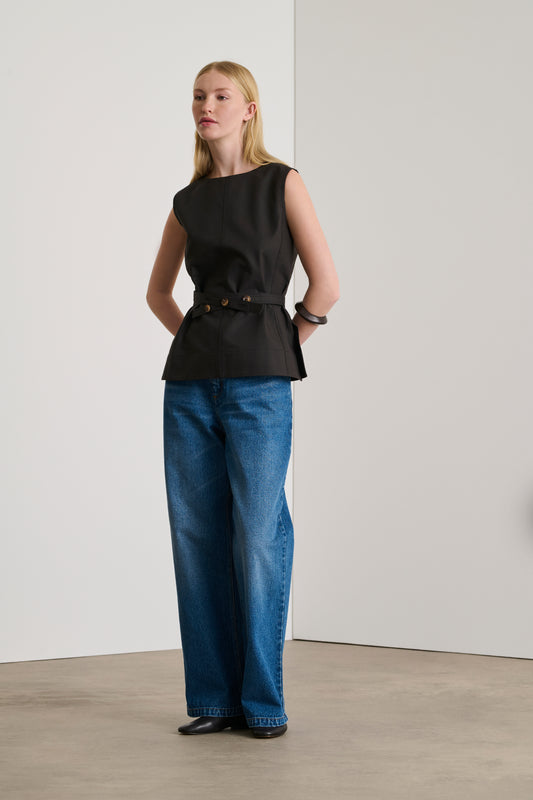 Top Chance - Charbon - Coton - Femme