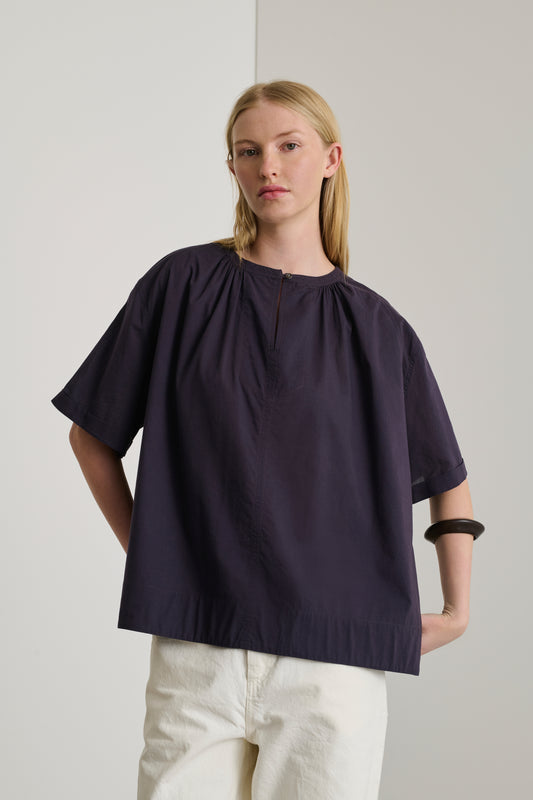 Blouse Arlette - Prune - Coton - Femme