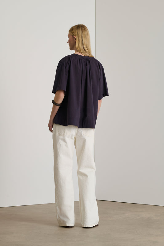 Blouse Arlette - Prune - Coton - Femme