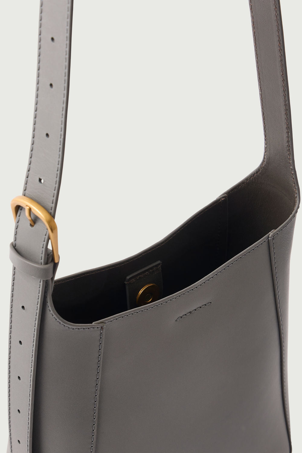 Bolso Uma Mini - Grafito - Cuero - Mujer