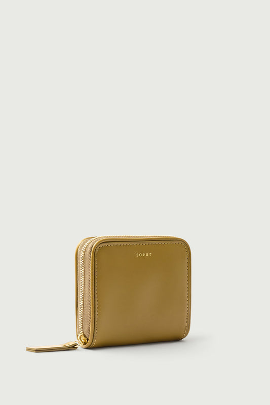 Electre coin purse - Bronze - Leather - Women