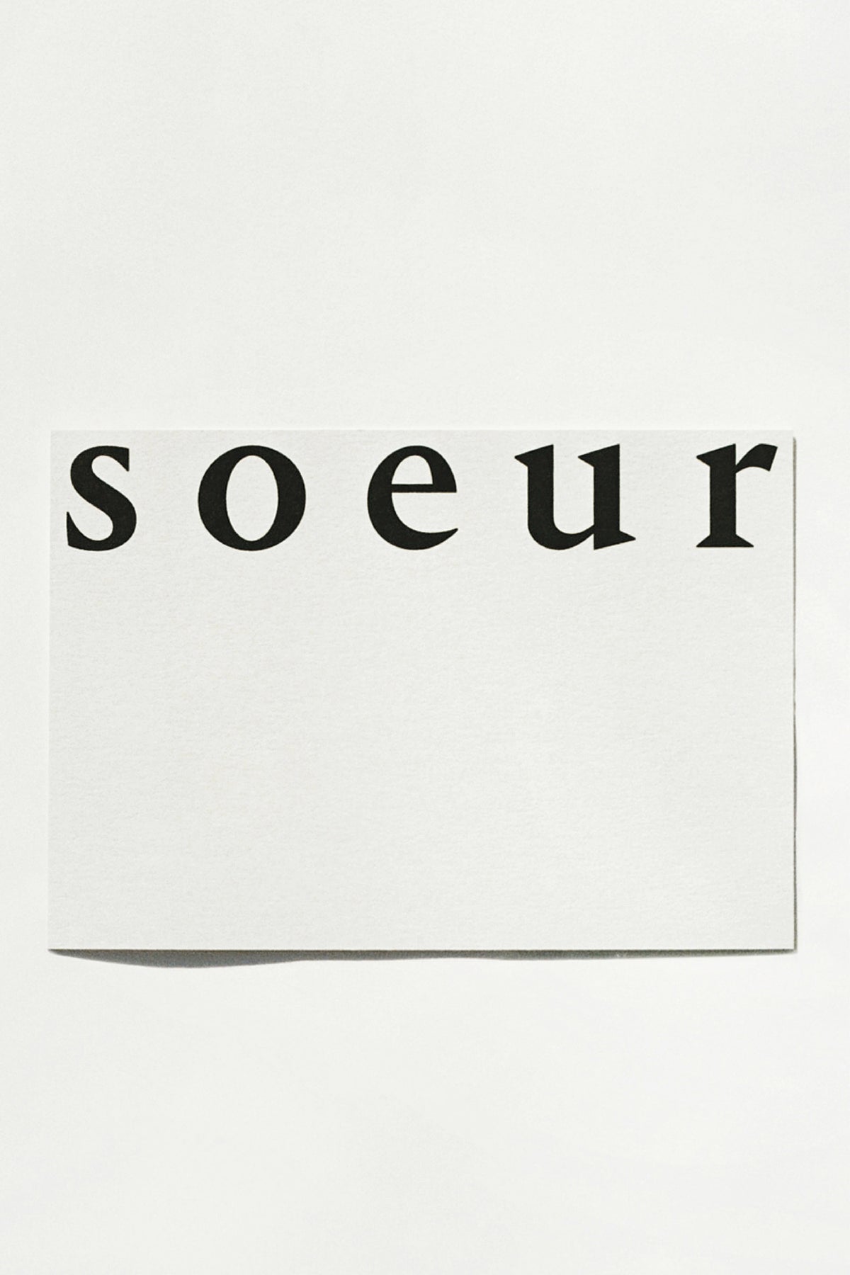 E-Tarjeta Regalo Soeur N°6