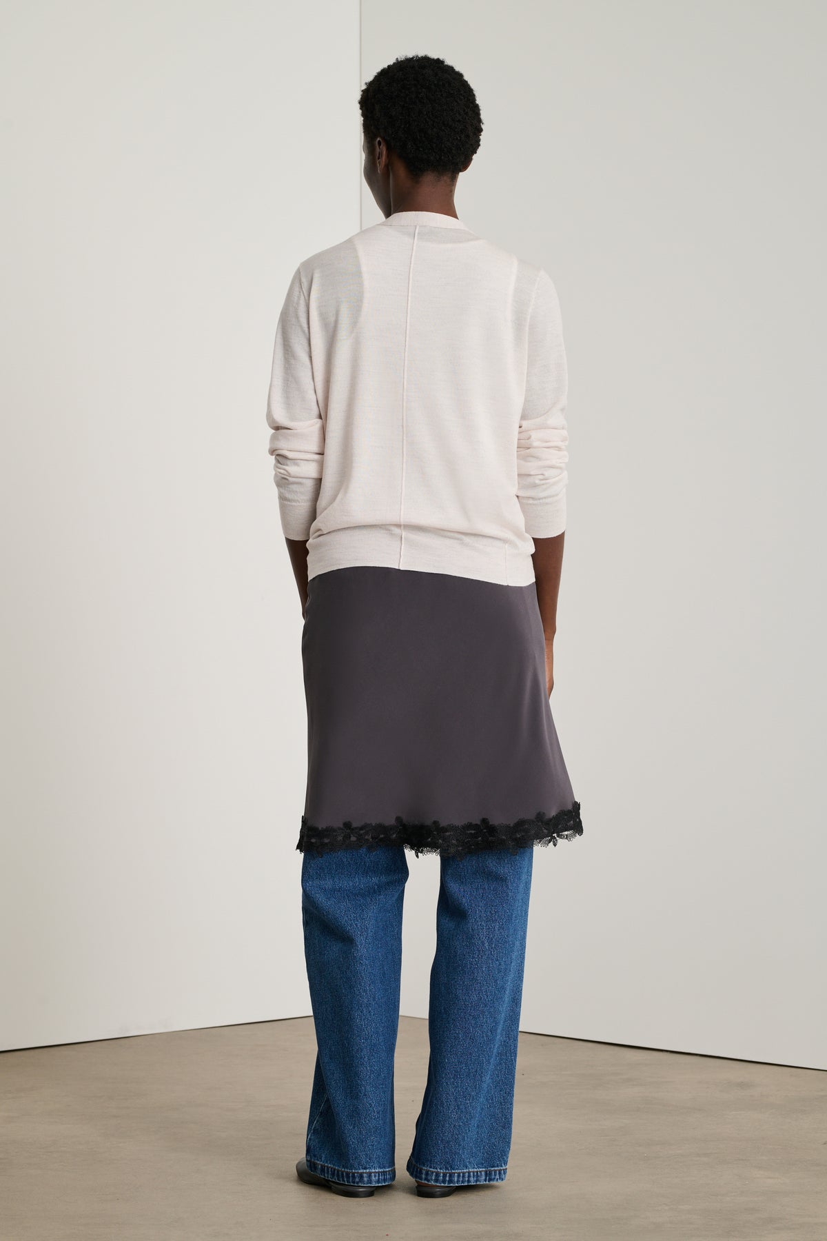 Alyssa Cardigan - Off-White - Wool - Women vue 3