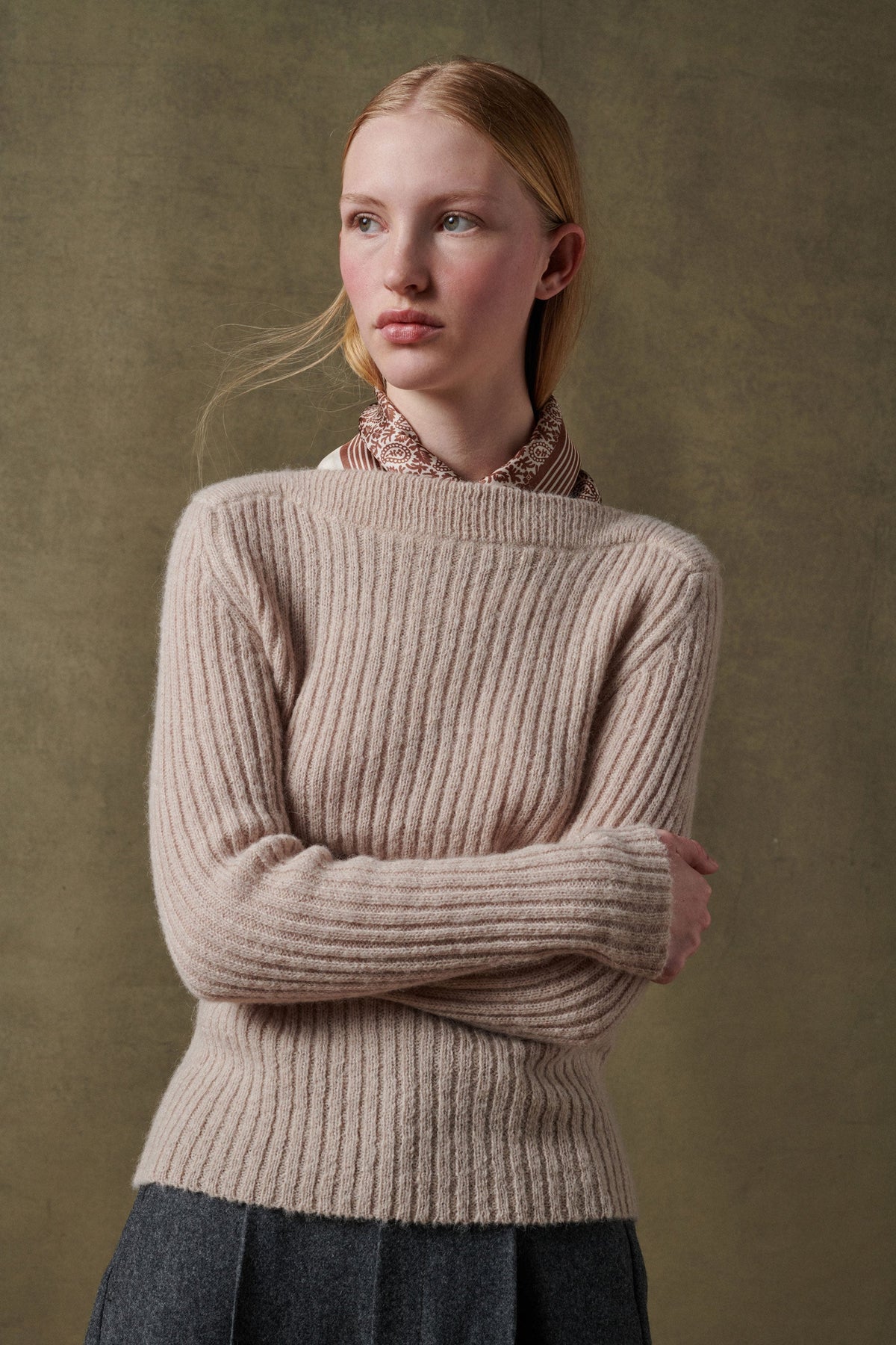 PULL MALO BRIQUE vue 2
