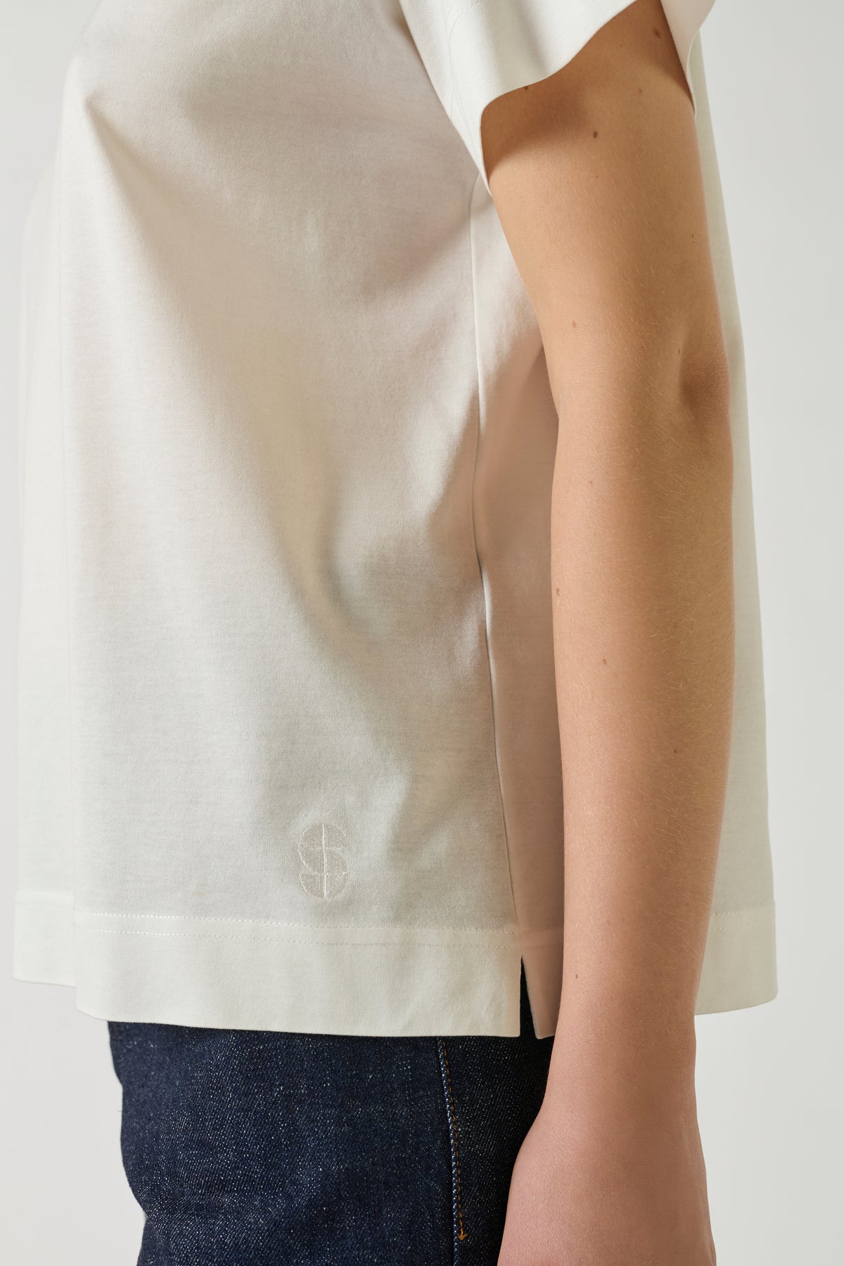 Tee-Shirt Basic - Blanc - Coton - Femme vue 4