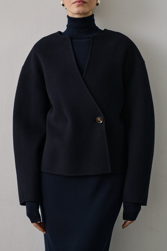 Dream Jacket - Deep Navy - Wool - Women