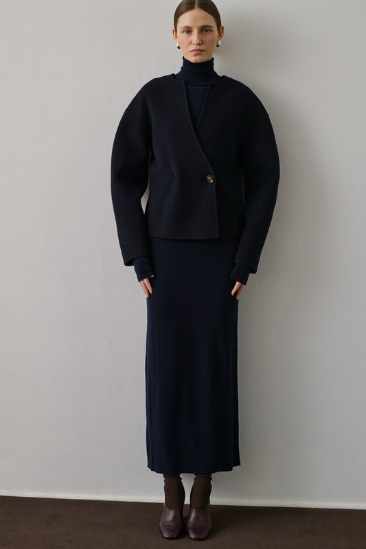 Dream Jacket - Deep Navy - Wool - Women