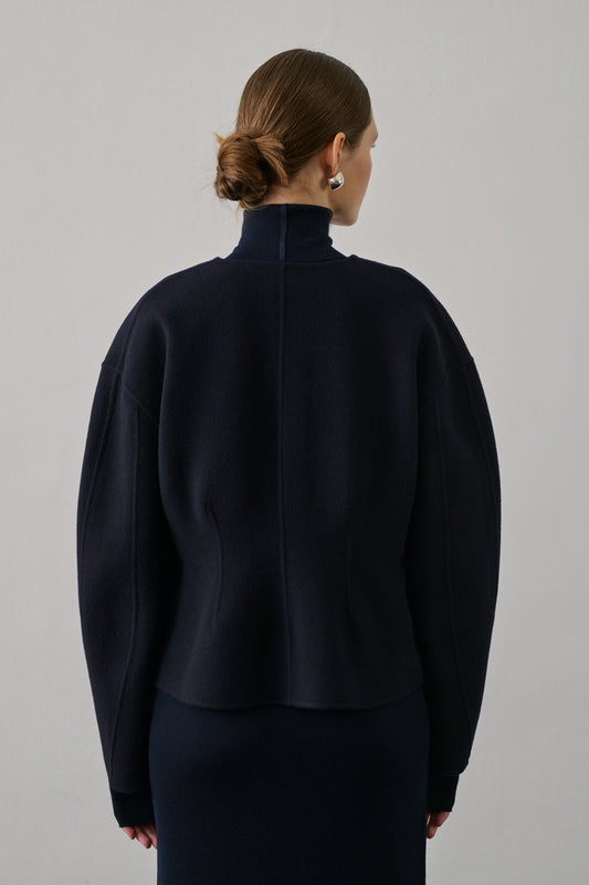 Dream Jacket - Deep Navy - Wool - Women