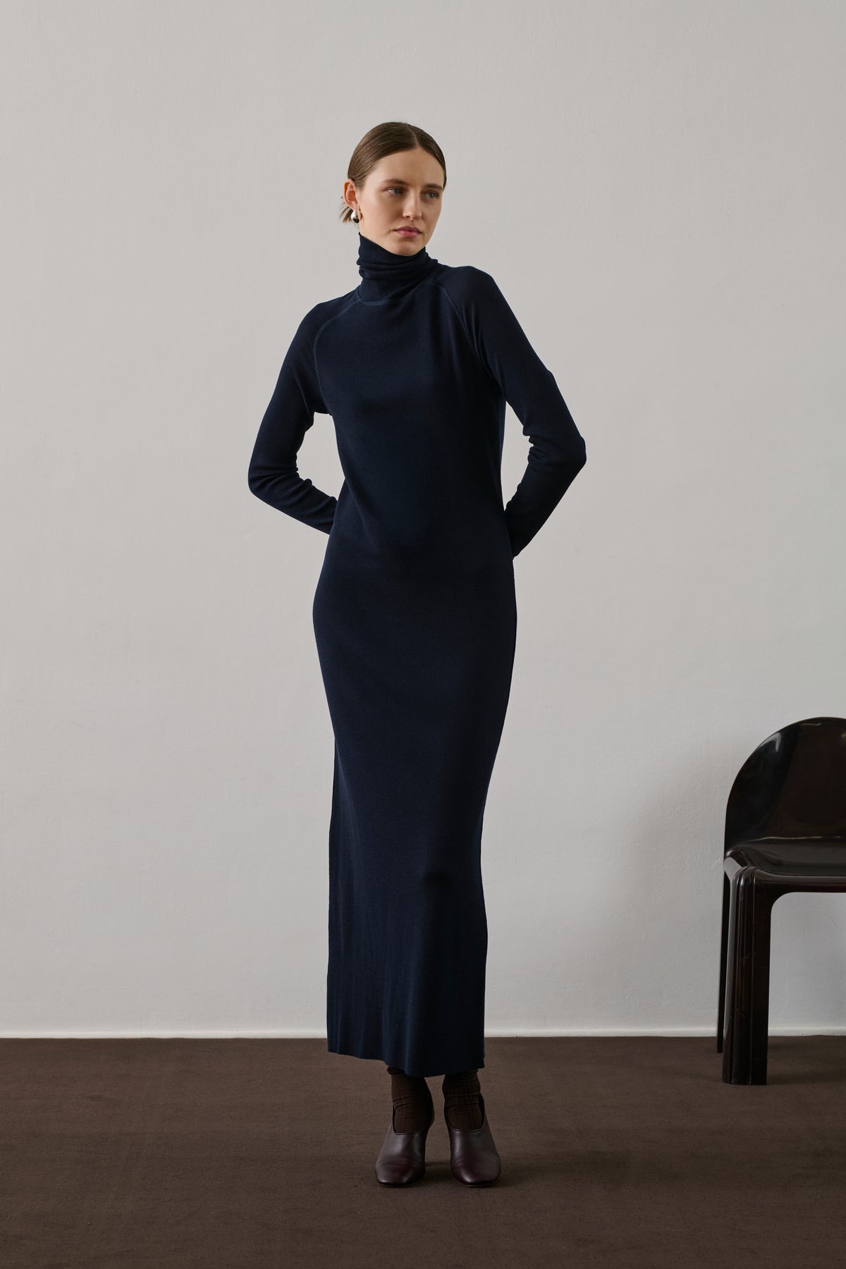 Robe Georgia - Deep Navy - Laine - Femme