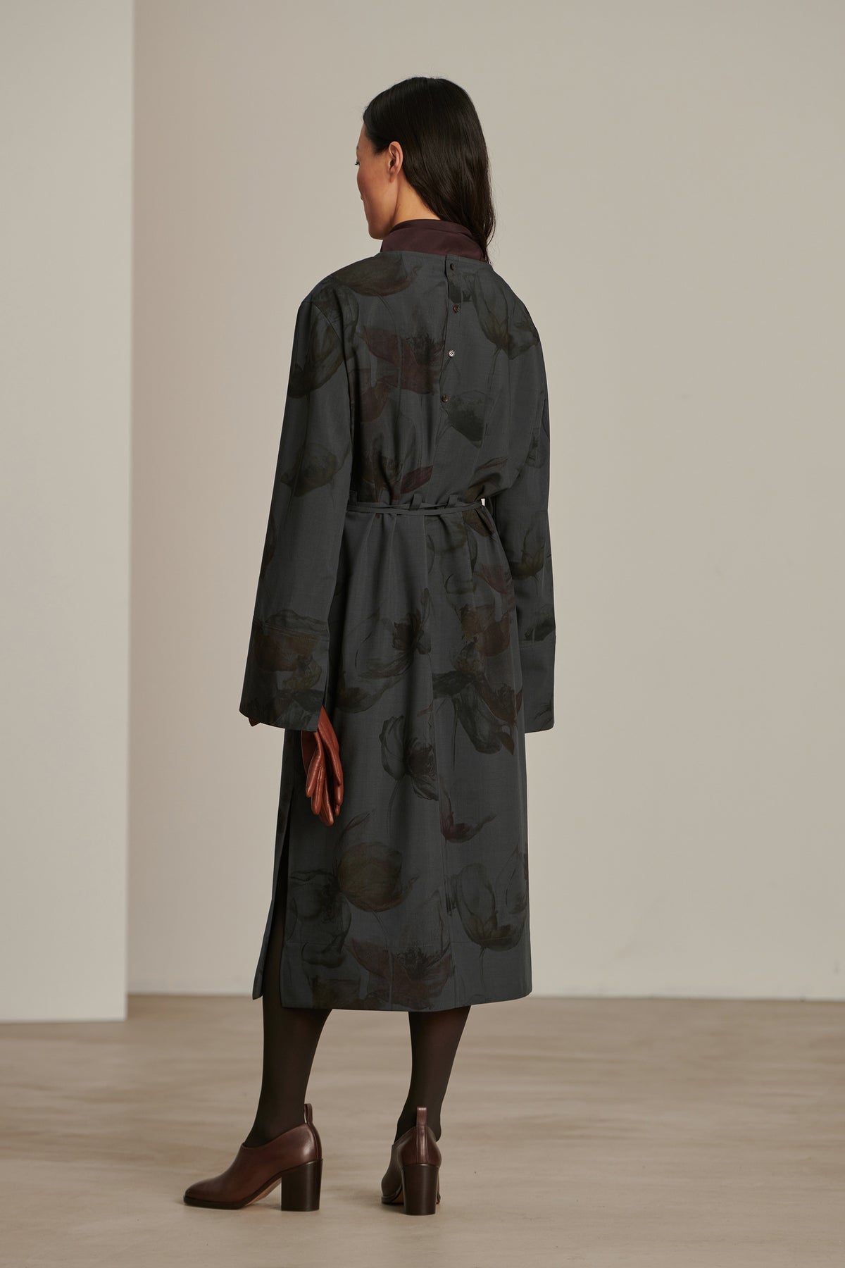 Robe Cyclades - Gris Anthracite - Laine - Femme