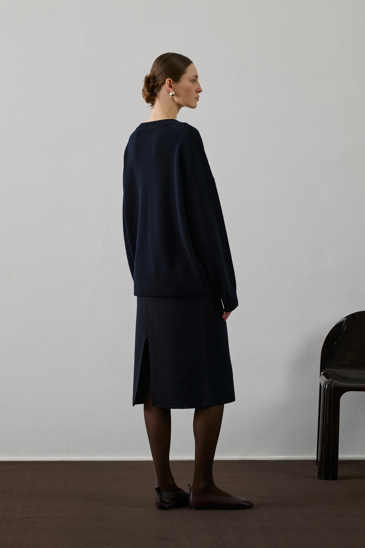 Pull Feroe - Navy - Laine - Femme