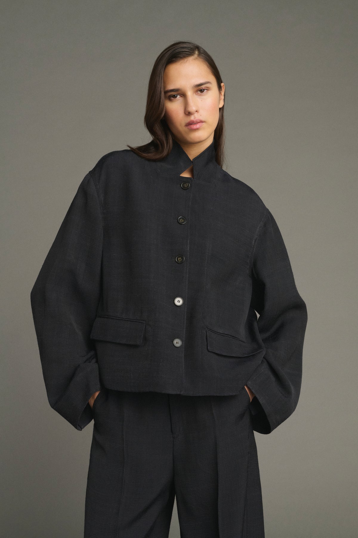 Veste Houria - Noir - Femme vue 1