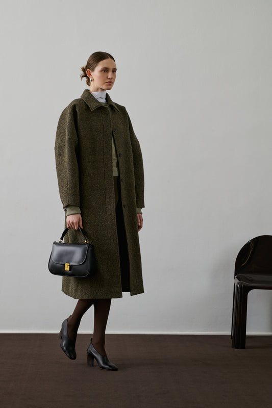 Bolso Bella - Negro - Cuero - Mujer