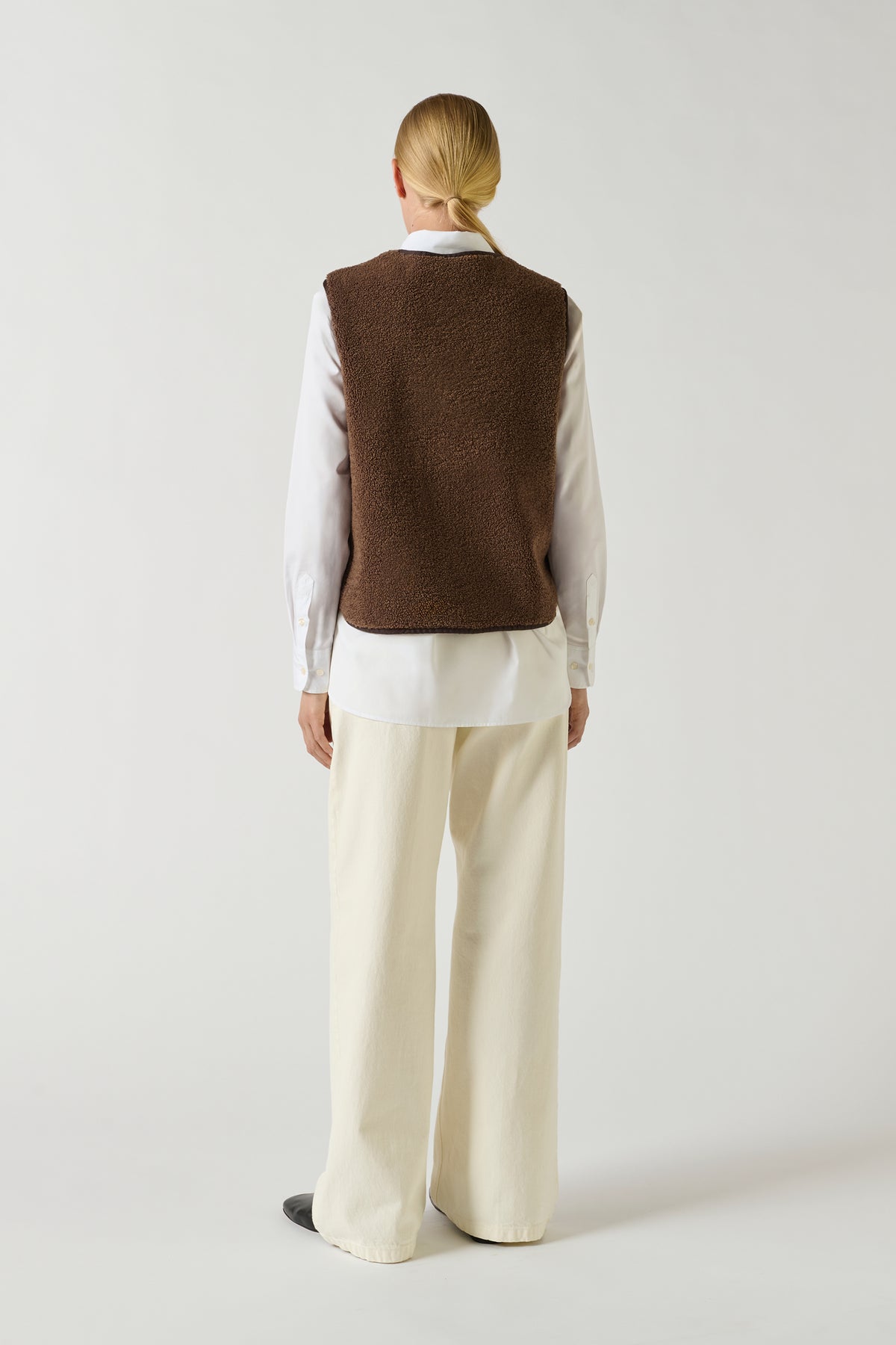 Gilet sans manches Fusil - Marron - Femme