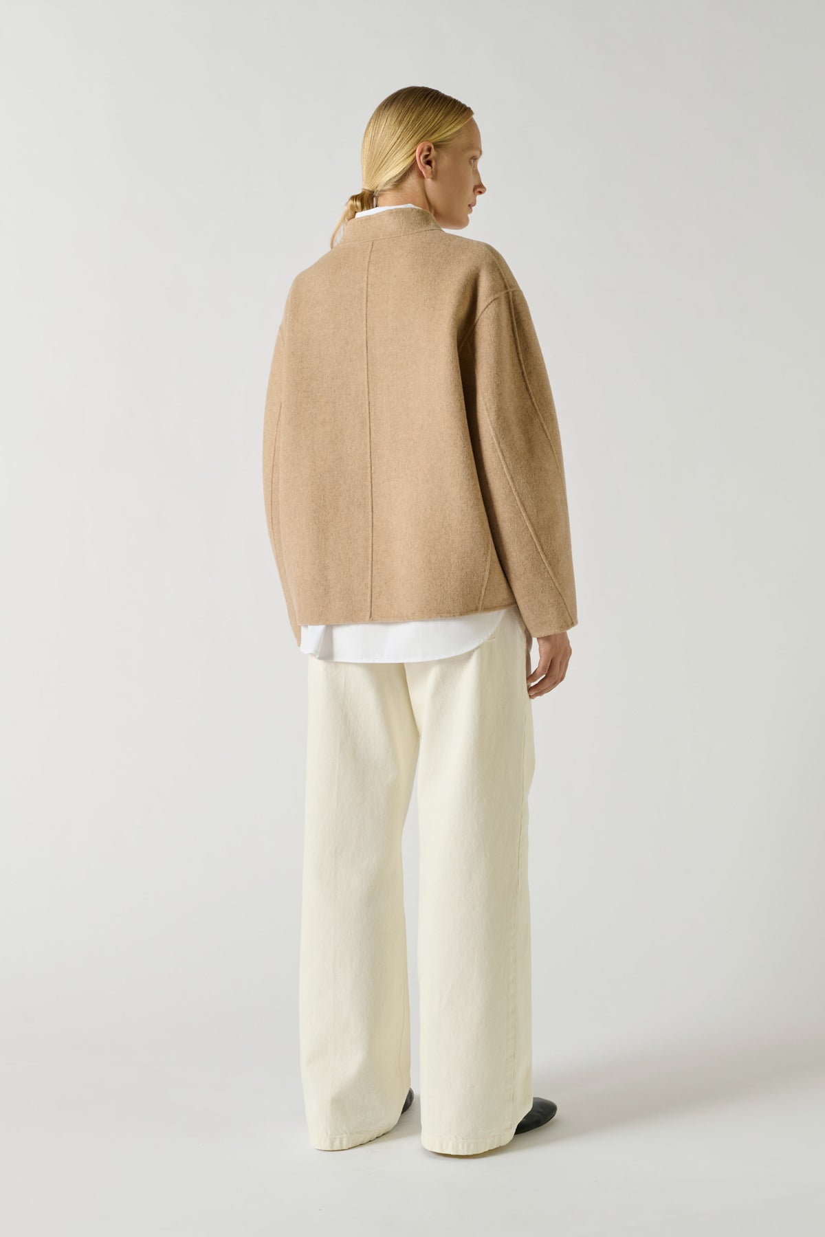 Manteau Windsor - Beige Chiné - Laine - Femme