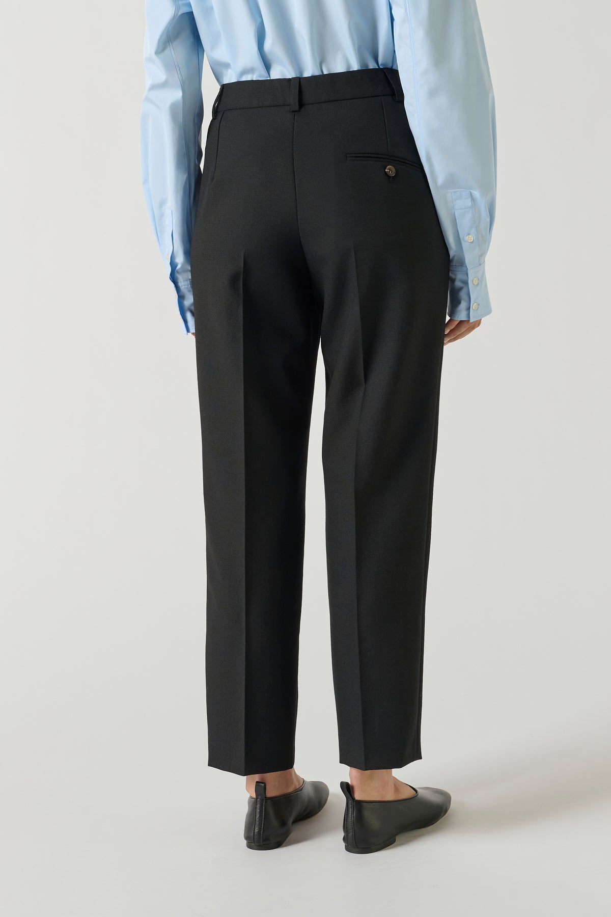 Pantalon Gabriel - Noir - Laine - Femme vue 3