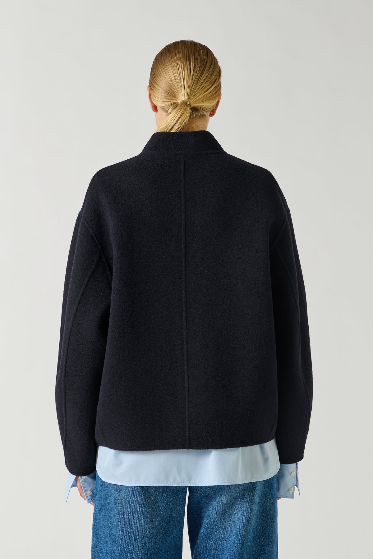 Manteau Windsor - Deep Navy - Laine - Femme
