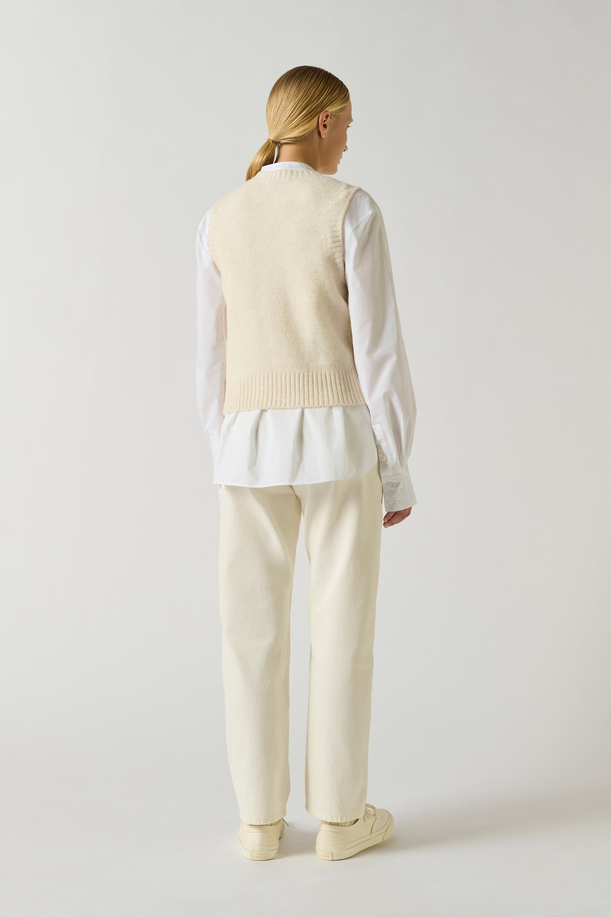 Pull Namaste - Ecru - Femme vue 3