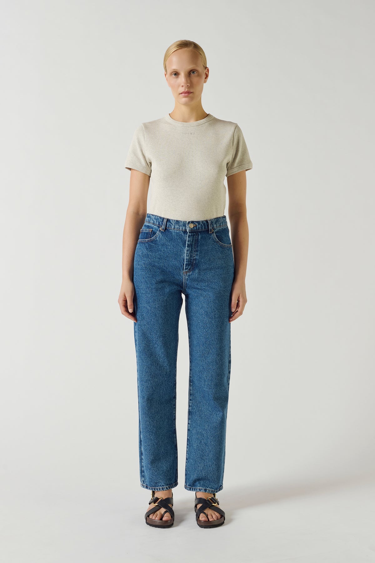 Jean Barnabe - Bleu - Denim - Femme vue 2
